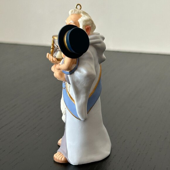 Hallmark Keepsake Ornament 1999 Welcome to 2000 Father Time and Baby New Year - Picture 3 of 16